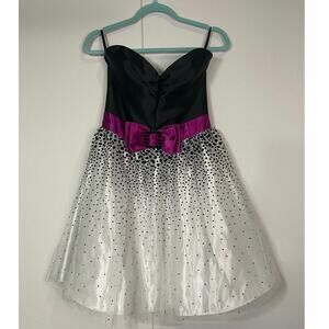 Vintage Jessica McClintock for Gunne Sax party dress women 7 strapless tulle